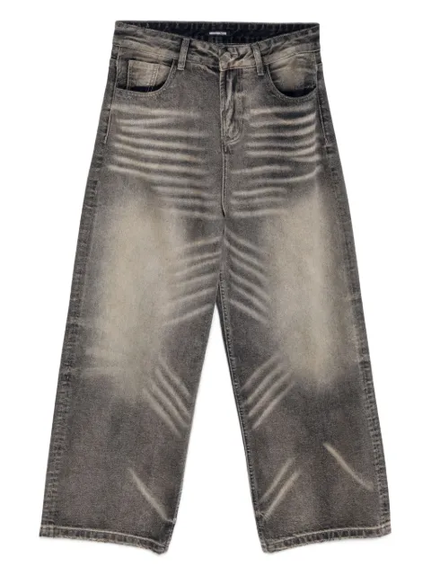 Ground Zero whiskering-effect jeans Grey GZOJNX9037DJ0