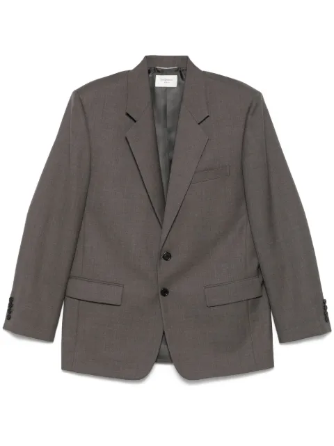 Saint Laurent wool blazer Brown 813942Y2J02