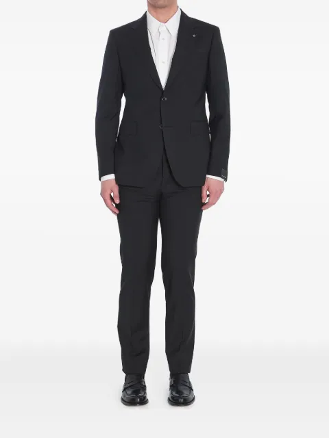 Tagliatore wool two-piece suit Black 2FNJ22B01060004