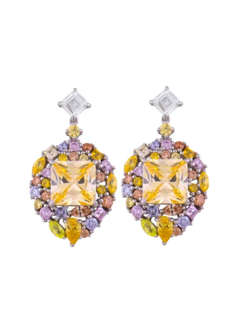 Juwelina Paris Dahlia earrings Yellow JE711