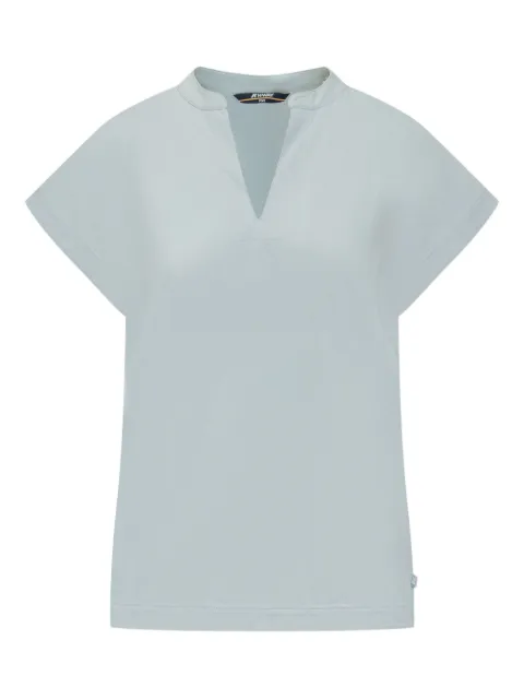 K-Way V-neck T-shirt Blue K61411W