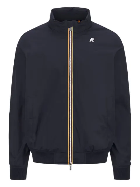 K-Way Amaury logo-patch jacket Blue K3123VWK89