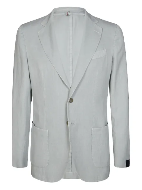 Santaniello single-breasted blazer Blue DS3032