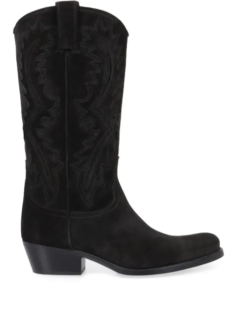 Sartore leather cowboy boots Black SR42110Q