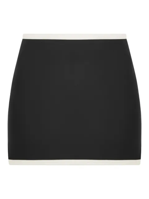 Pilzer contrasting-trim mini skirt Black SKTBLK