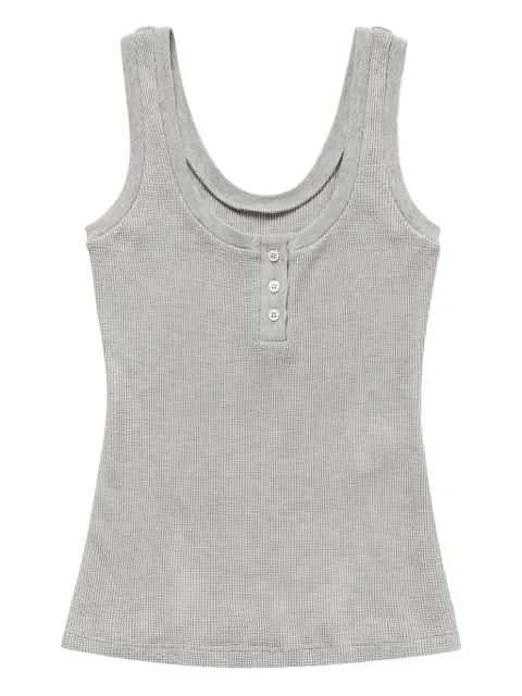 1989 STUDIO textured tank top Grey S03WEI001JER001