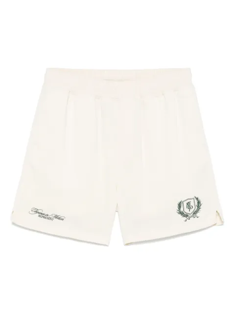 Represent embroidered-logo shorts Neutrals MLM71019