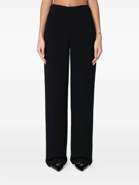 LouLou de Saison textured side-pocket trousers Black ALSTONPL