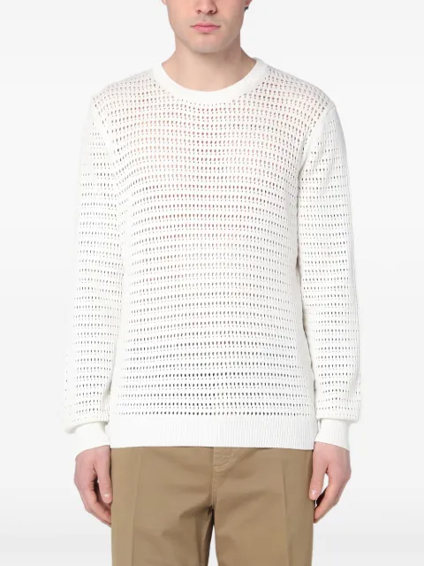 Roberto Collina perforated jumper White RB25301RB25