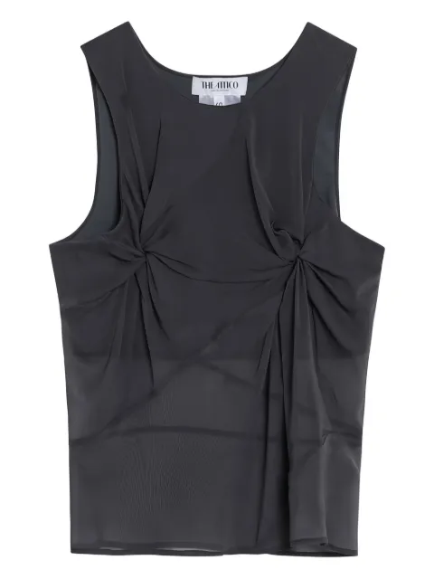 The Attico long-patch tank top Grey 250WCI00014SSS017A