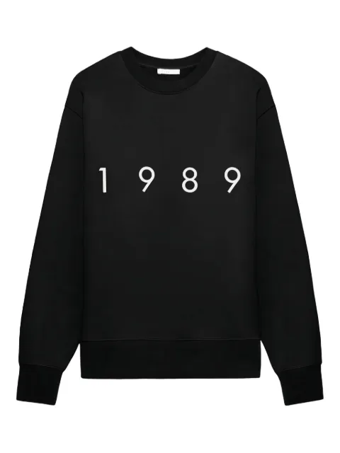 1989 STUDIO logo-print sweatshirt Black MFW24301LOGO