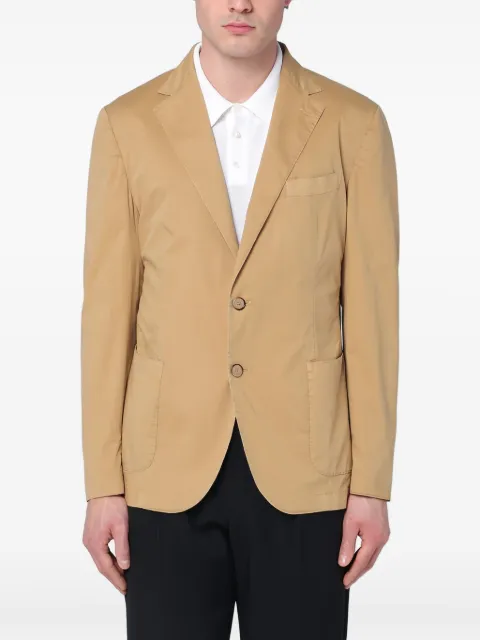 Santaniello single-breasted blazer Neutrals GL797MFDSE2530