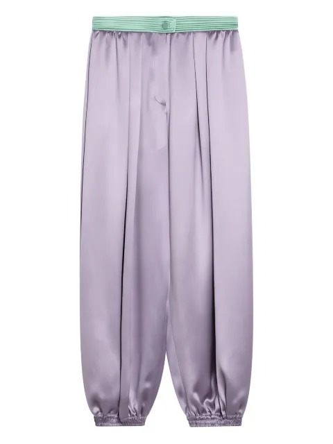 Valentino Garavani silk trousers Purple BRB69090E