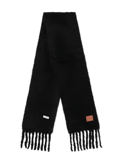 LOEWE brushed-finish scarf Black FSA6SS1X05