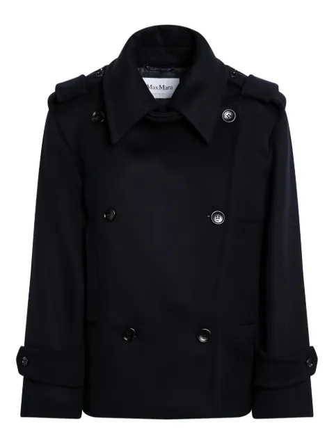 Max Mara double-breasted jacket Black LAVENOWO