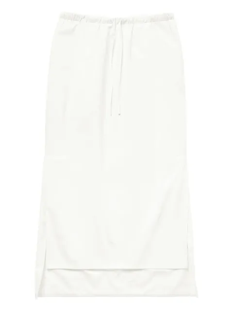 1989 STUDIO asymmetric maxi skirt White S03WDF001FAB001