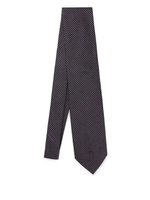 Destin patterned-jacquard tie Purple CR7TF53PSI