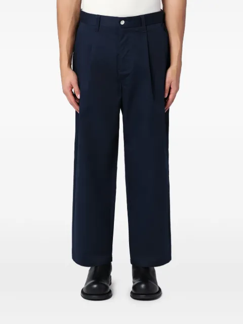 NEW AMSTERDAM pleat-detail trousers Blue 2402026001PL