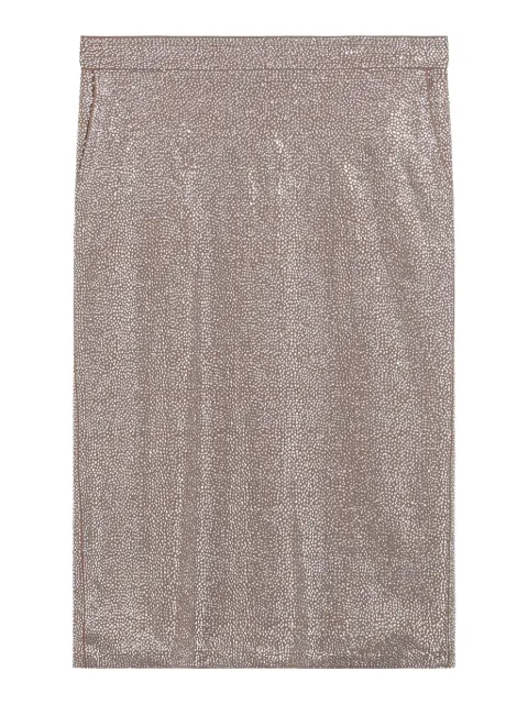 Giuseppe Di Morabito sequin-embellished pencil midi skirt Silver 04SSSK145FC04428AC