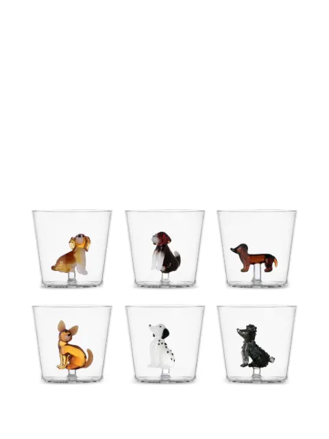 Ichendorf Milano Dogs tumblers (set of six) White 9997033