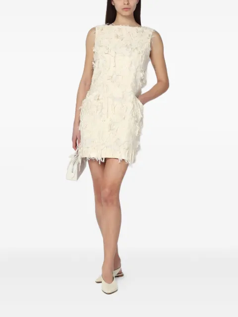 MARK KENLY DOMINO TAN sleeveless mini dress White 2522493208