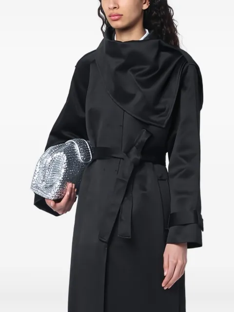 The Garment asymmetric trench coat Black 21115PL