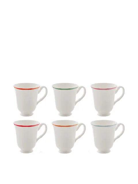 Bitossi Home Petalo mugs (set of six) White PET50002