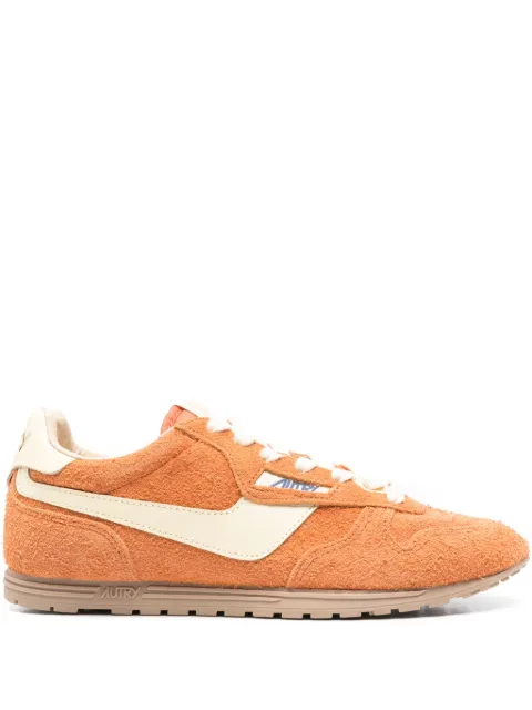 Autry Windspin lace-up sneakers Orange WSLWUB05