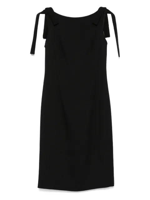 Nº21 bow-detail midi dress Black N2S0H0115075