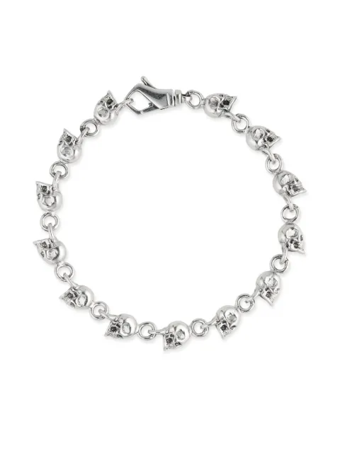 Emanuele Bicocchi multi-skull bracelet Silver TRB2