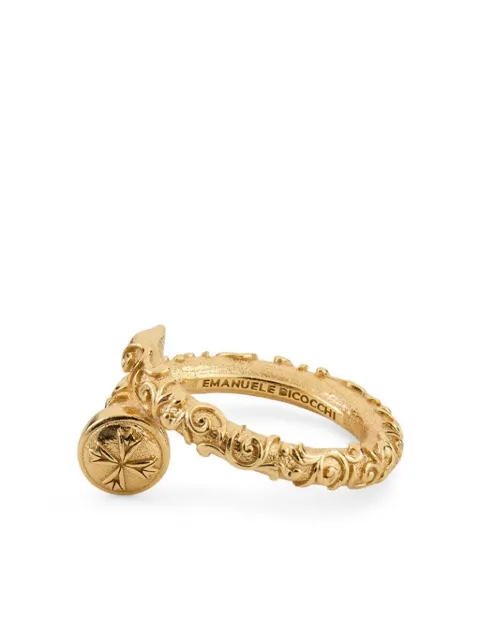 Emanuele Bicocchi spiral ring Gold MLA4G