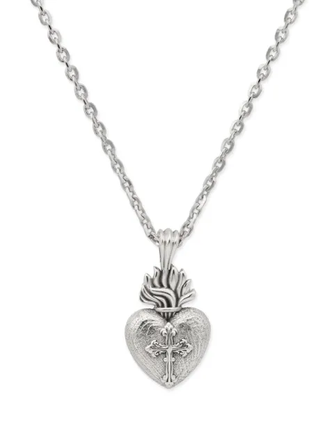 Emanuele Bicocchi Sacred Heart necklace Silver SCN2