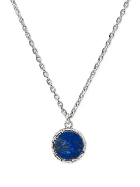 Emanuele Bicocchi Flourish Lapis amulet necklace Silver OTP1BLAPIS