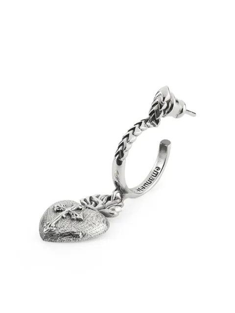 Emanuele Bicocchi Sacred Heart earring Silver SCE1