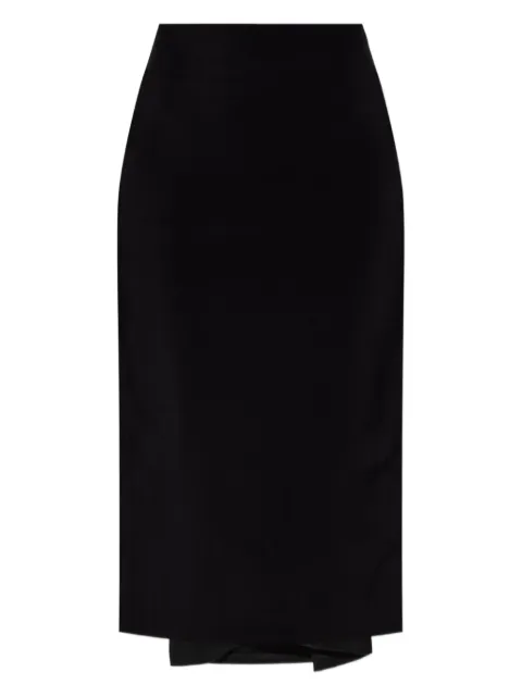 Jacquemus draped midi skirt Black 251SK0751621