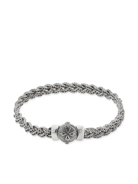 Emanuele Bicocchi braided-chain bracelet Silver FKXB3