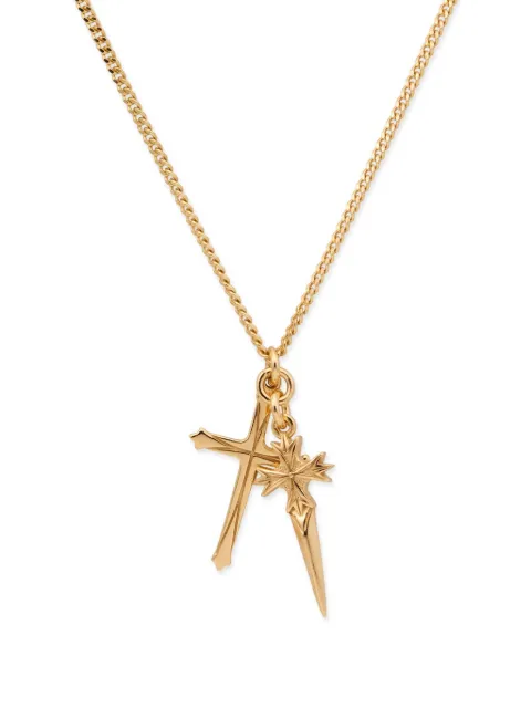 Emanuele Bicocchi cross-pendant necklace Gold DGNCC4G