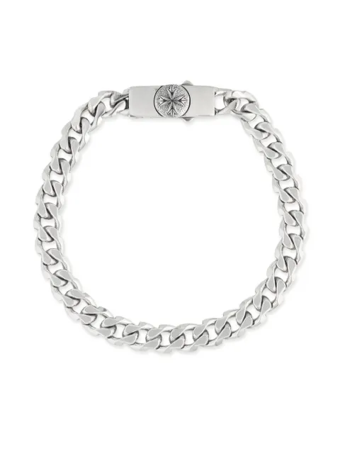 Emanuele Bicocchi Edge logo bracelet Silver SUDU2