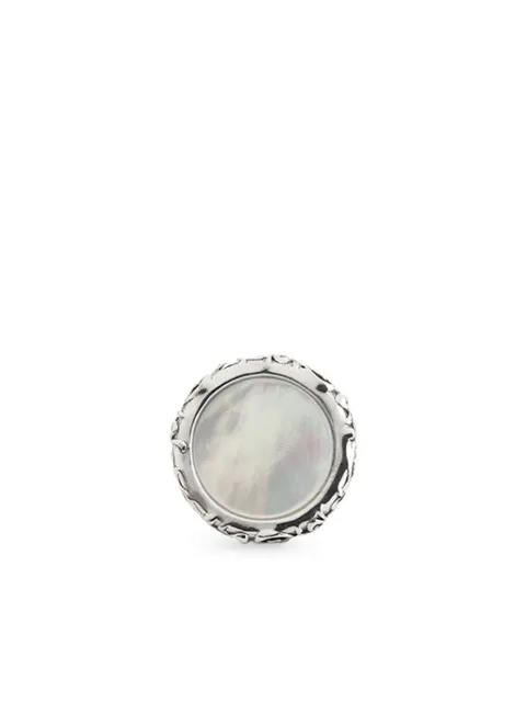 Emanuele Bicocchi Amulet stud earring White OTE1MOTHEROFPEARL