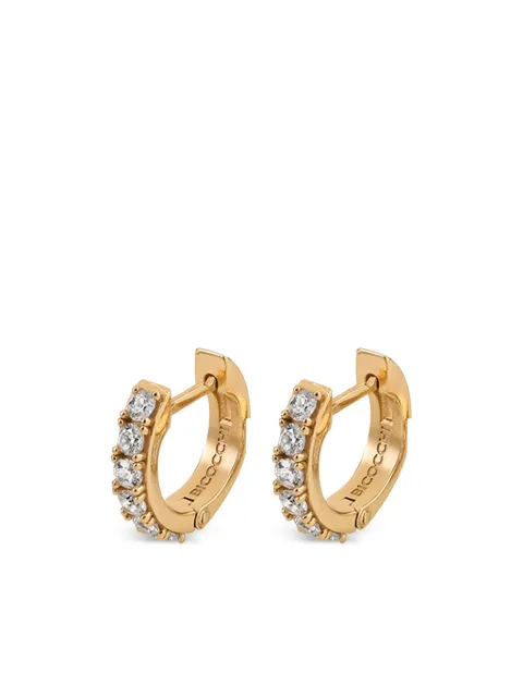 Emanuele Bicocchi crystal hoop earrings Gold CDLE1CGCLEAR