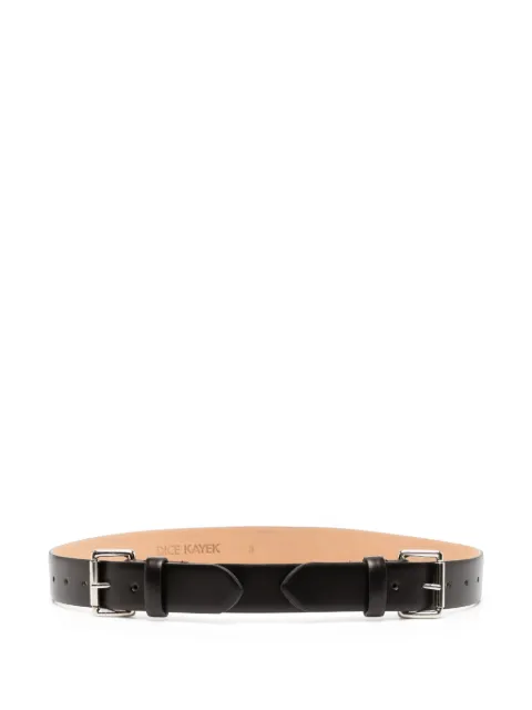 Dice Kayek leather belt Black SS25B90002