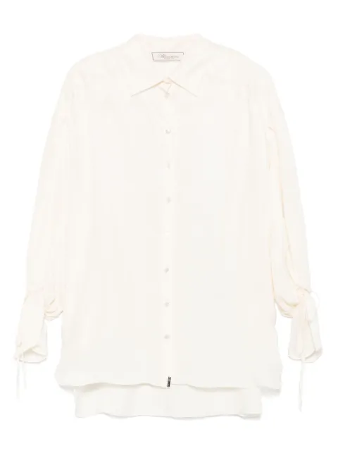Blumarine gabardine tunic Neutrals 4A274A