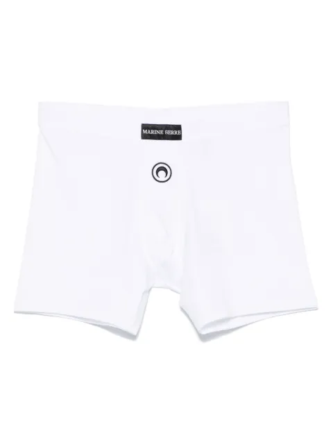 Marine Serre Crescent Moon-embroidered boxers White MUW044ACJER0012WH10