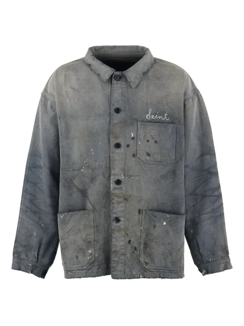 SAINT MXXXXXX distressed shirt Grey SMHR80000061BLK