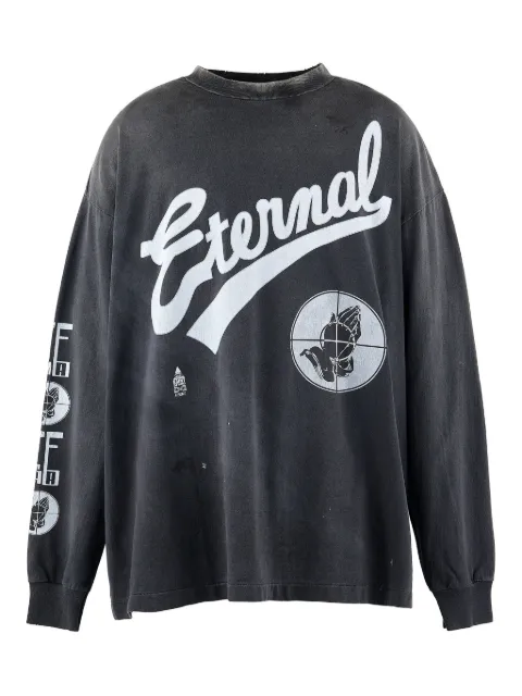 SAINT MXXXXXX Eternal sweatshirt Black SMHR80000C02BLK