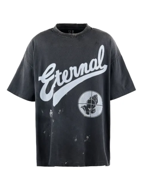 SAINT MXXXXXX graphic-print T-Shirt Black SMHR80000C01