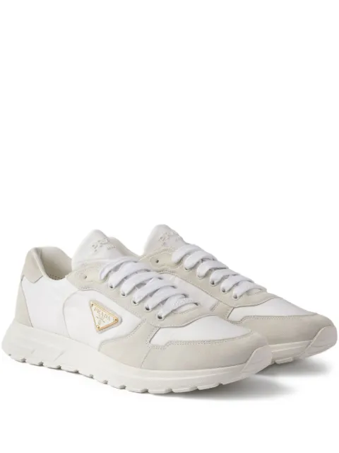 Prada Prax 2.0 Re-nylon and suede sneakers White 2EE436FG000D7C