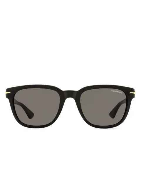 Montblanc square-frame sunglasses Black MB0302S