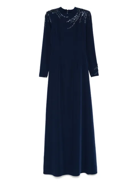 CRISTALLINI Nemesis maxi dress Blue CA65NAVY