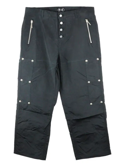 THUG CLUB Scarred trousers Black TC25PT0102